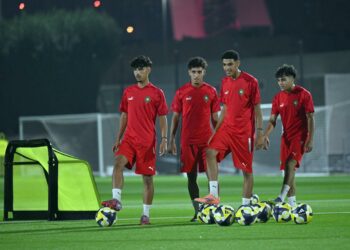 أشبال الأطلس يواصلون استعداداتهم لمواجهة البرازيل في ربع نهائي كأس العالم للفتيان