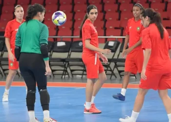 المنتخب الوطني النسوي لكرة القدم داخل القاعة يستعد لمواجهة إسبانيا في ربع نهائي كأس العالم